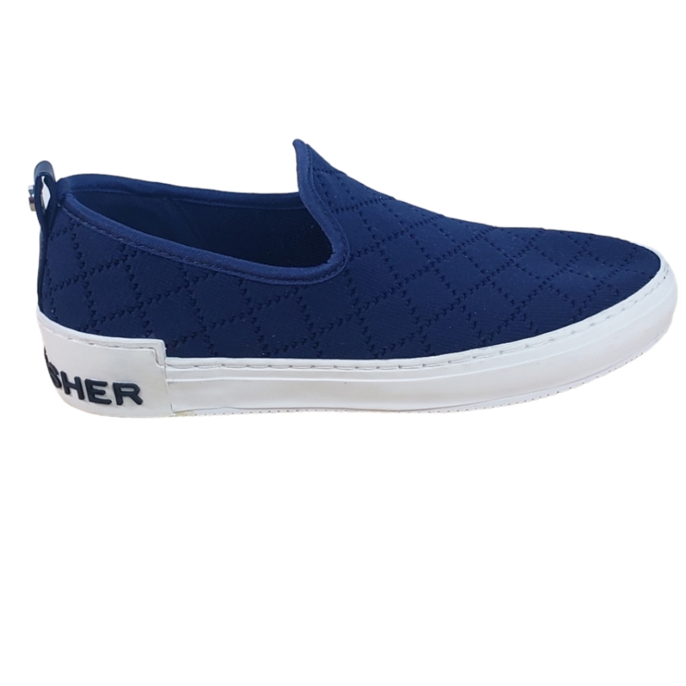 Marc Fisher Deyla Women’s Blue Slip-On Sneakers Size 8M Casual Shoes